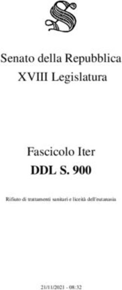 DDL S. 900 Fascicolo Iter - Senato della Repubblica XVIII Legislatura - Rifiuto di trattamenti sanitari e liceit&agrave; dell'eutanasia
