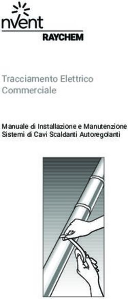 Tracciamento Elettrico Commerciale - Manuale di Installazione e Manutenzione Sistemi di Cavi Scaldanti Autoregolanti - nVent RAYCHEM