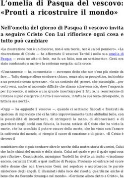 L'omelia di Pasqua del vescovo: "Pronti a ricostruire il mondo" - Diocesi Pistoia