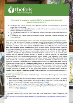 Ristoranti: le tendenze food del 2017 e la mappa delle abitudini gastronomiche del 2016 - TheFork