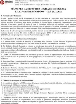 PIANO PER LA DIDATTICA DIGITALE INTEGRATA LICEI "SAN BERNARDINO" - A.S. 2021/2022