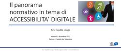 Il panorama normativo in tema di - ACCESSIBILIT&Agrave;' DIGITALE Lex 4all