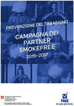 PARTNER SMOKEFREE PREVENZIONE DEL TABAGISMO 2015-2017 - Io sono più forte - Smokefree.ch