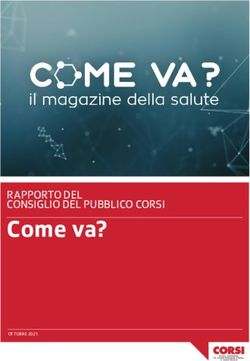 Come va? RAPPORTO DEL CONSIGLIO DEL PUBBLICO CORSI - corsi-rsi.ch