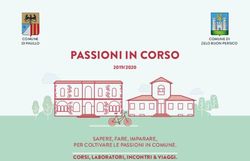 PASSIONI IN CORSO SAPERE, FARE, IMPARARE, PER COLTIVARE LE PASSIONI IN COMUNE - CORSI, LABORATORI, INCONTRI & VIAGGI - Paullo Cultura