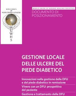 GESTIONE LOCALE DELLE ULCERE DEL PIEDE DIABETICO - Infermieri-Attivi