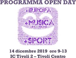 PROGRAMMA OPEN DAY - 14 dicembre 2019 ore 9-13 IC Tivoli 2 - Tivoli Centro - Istituto Baccelli Tivoli