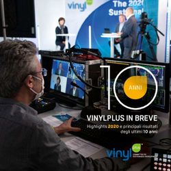 VINYLPLUS IN BREVE Highlights 2020 e principali risultati degli ultimi 10 anni - ANNI