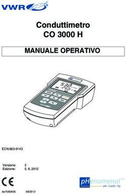 Conduttimetro CO 3000 H - MANUALE OPERATIVO - ECN:663-0143 - VWR