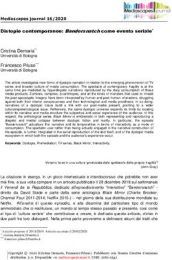 Mediascapes journal 16/2020 - Distopie contemporanee: Bandersnatch come evento seriale