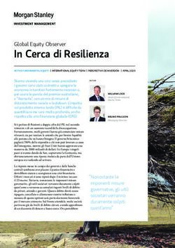 In Cerca di Resilienza - Global Equity Observer - Morgan Stanley