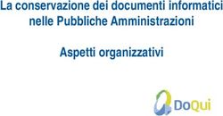 La conservazione dei documenti informatici nelle Pubbliche Amministrazioni Aspetti organizzativi