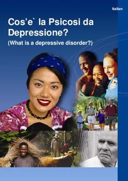 Cos'e' la Psicosi da Depressione? - (What is a depressive disorder?) Italian - Embrace Multicultural Mental Health