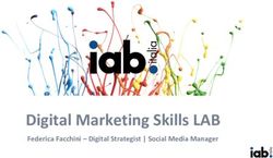 Digital Marketing Skills LAB - Federica Facchini - Digital Strategist | Social Media Manager - IAB Academy