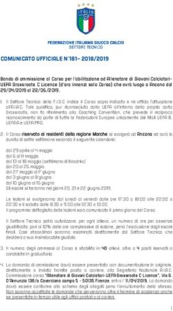 COMUNICATO UFFICIALE N 181- 2018/2019 - LND Marche