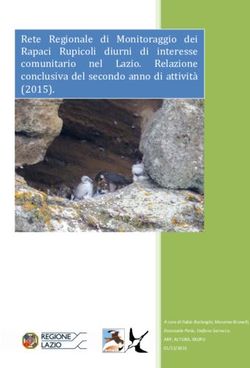 Rete Regionale di Monitoraggio dei Rapaci Rupicoli diurni di interesse comunitario nel Lazio. Relazione conclusiva del secondo anno di attivit&agrave; ...