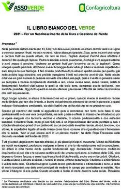 IL LIBRO BIANCO DEL VERDE 2021 - Per un Neorinascimento della Cura e Gestione del Verde - Finco