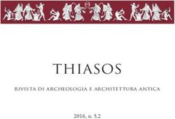 THIASOS 2016, n. 5.2 rivista di archeologia e architettura antica - Rivista di archeologia e ...