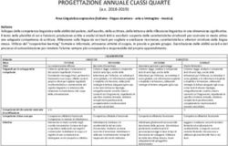 PROGETTAZIONE ANNUALE CLASSI QUARTE - (a.s. 2018-2019) - DDS Mondragone ...
