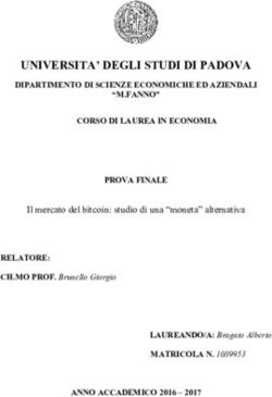 UNIVERSITA' DEGLI STUDI DI PADOVA