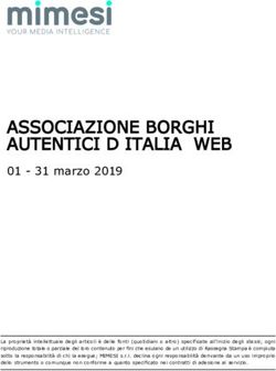 ASSOCIAZIONE BORGHI AUTENTICI D ITALIA WEB 01 - 31 marzo 2019