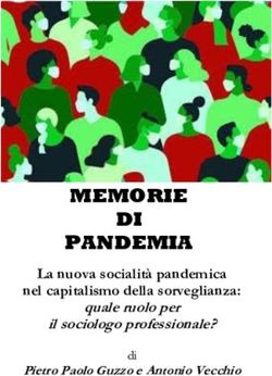 MEMORIE DI PANDEMIA La nuova socialit&agrave; pandemica nel capitalismo della sorveglianza: quale ruolo per il sociologo professionale?