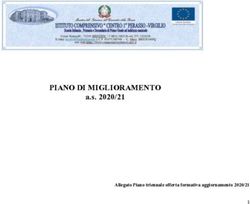 PIANO DI MIGLIORAMENTO - a.s. 2020/21 Allegato Piano triennale offerta formativa aggiornamento 2020/21 - ISTITUTO ...