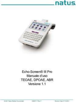 TEOAE, DPOAE, ABR Echo-Screen III Pro Manuale d'uso Versione 1.1 - 2021 Natus Medical Incorporated