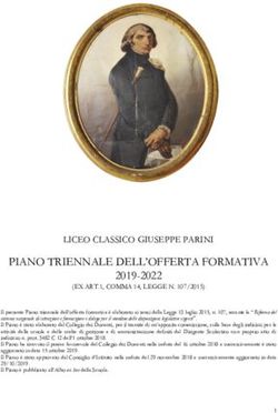 PIANO TRIENNALE DELL'OFFERTA FORMATIVA 2019-2022