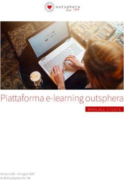 Piattaforma e-learning outsphera - MANUALE UTENTE - Version 2.00 - 24 luglio 2020 2020 outsphera for life