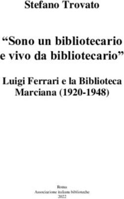 "Sono un bibliotecario e vivo da bibliotecario" - Stefano Trovato Luigi Ferrari e la Biblioteca