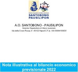 Nota illustrativa al bilancio economico previsionale 2022 - A.O. SANTOBONO - PAUSILIPON