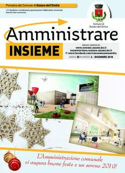 Amministrare INSIEME ANNO 35 NUMERO 4 - DICEMBRE 2018