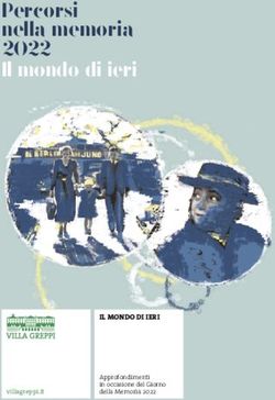 Percorsi nella memoria 2022 Il mondo di ieri