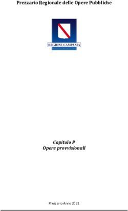 Prezzario Regionale delle Opere Pubbliche - Capitolo P Opere provvisionali Prezzario Anno 2021 - Regione ...