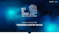 PROGRAMMA INIZIATIVE BRESCIA - venerd&igrave; 24 settembre 2021 - #MMT21