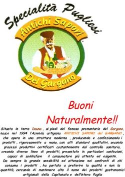 Buoni Naturalmente!! - Antichi Sapori del Gargano