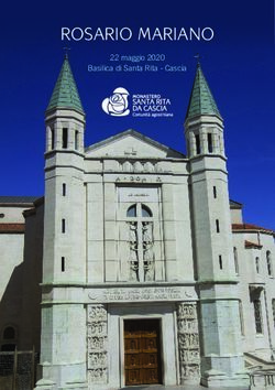 ROSARIO MARIANO 22 maggio 2020 Basilica di Santa Rita - Cascia - Avvenire