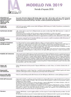 MODELLO IVA 2019 Periodo d'imposta 2018 - Agenzia delle Entrate