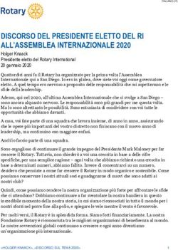 DISCORSO DEL PRESIDENTE ELETTO DEL RI ALL'ASSEMBLEA INTERNAZIONALE 2020 - My Rotary