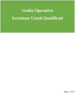 EA Guida Operativa Iscrizione Utenti Qualificati - SIAN