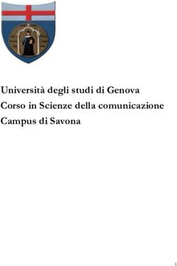 Universit&agrave; degli studi di Genova Corso in Scienze della comunicazione Campus di Savona - Gianluigi Bonanomi