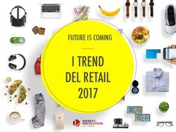 I TREND DEL RETAIL 2017 - FUTURE IS COMING - Market Revolution