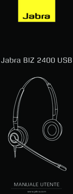 Jabra BIZ 2400 USB - Manuale utente
