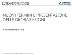 NUOVI TERMINI E PRESENTAZIONE DELLE DICHIARAZIONI - A cura di Norberto Villa
