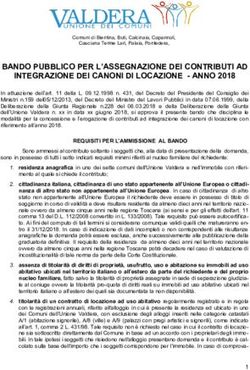 BANDO PUBBLICO PER L'ASSEGNAZIONE DEI CONTRIBUTI AD INTEGRAZIONE DEI CANONI DI LOCAZIONE - ANNO 2018 - Comune di Casciana Terme Lari
