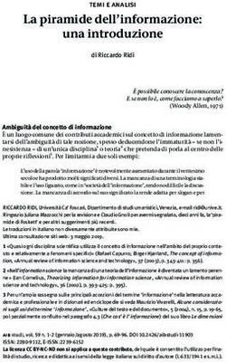 La piramide dell'informazione: una introduzione - AIB studi