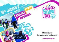 Th J - Manuale per l'organizzazione di eventi - World Snow Day