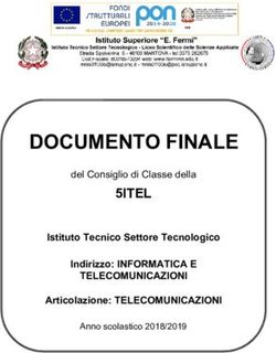 DOCUMENTO FINALE 5ITEL - TELECOMUNICAZIONI