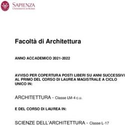 Facolt&agrave; di Architettura - Sapienza